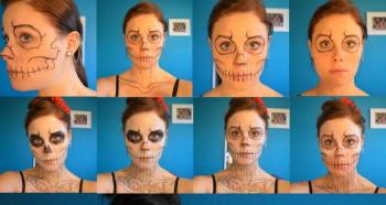 Как сделать страшный и ужасный макияж на хэллоуин